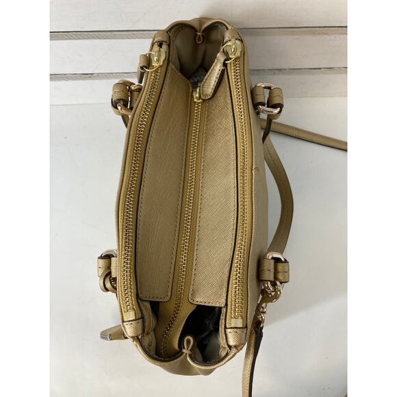 COACH F32829 SMALL GOLD METALIC CROSSBODY/ HANDBAG - Picture 6 of 16